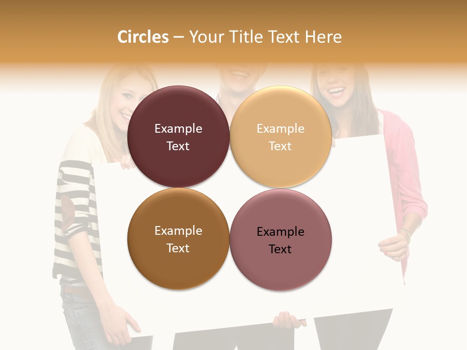 Friend Woman Fun PowerPoint Template
