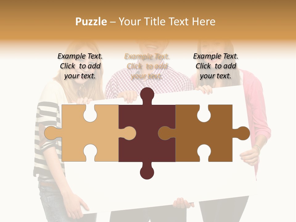 Friend Woman Fun PowerPoint Template