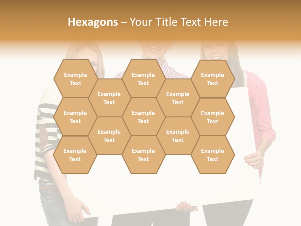 Friend Woman Fun PowerPoint Template