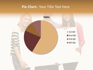 Friend Woman Fun PowerPoint Template