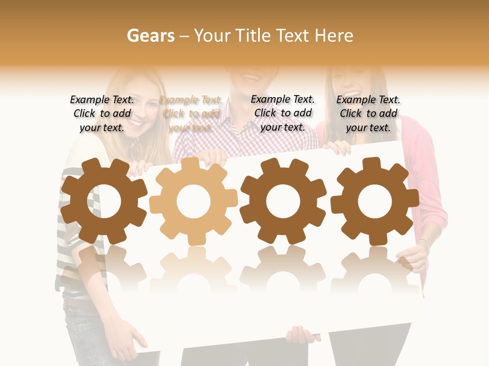 Friend Woman Fun PowerPoint Template