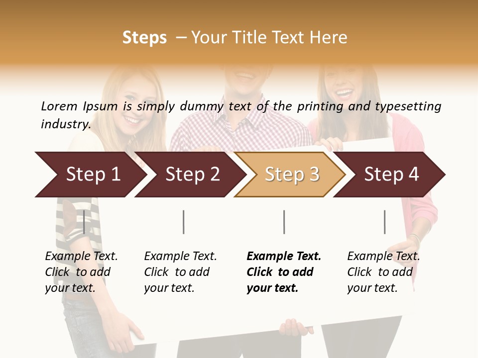 Friend Woman Fun PowerPoint Template