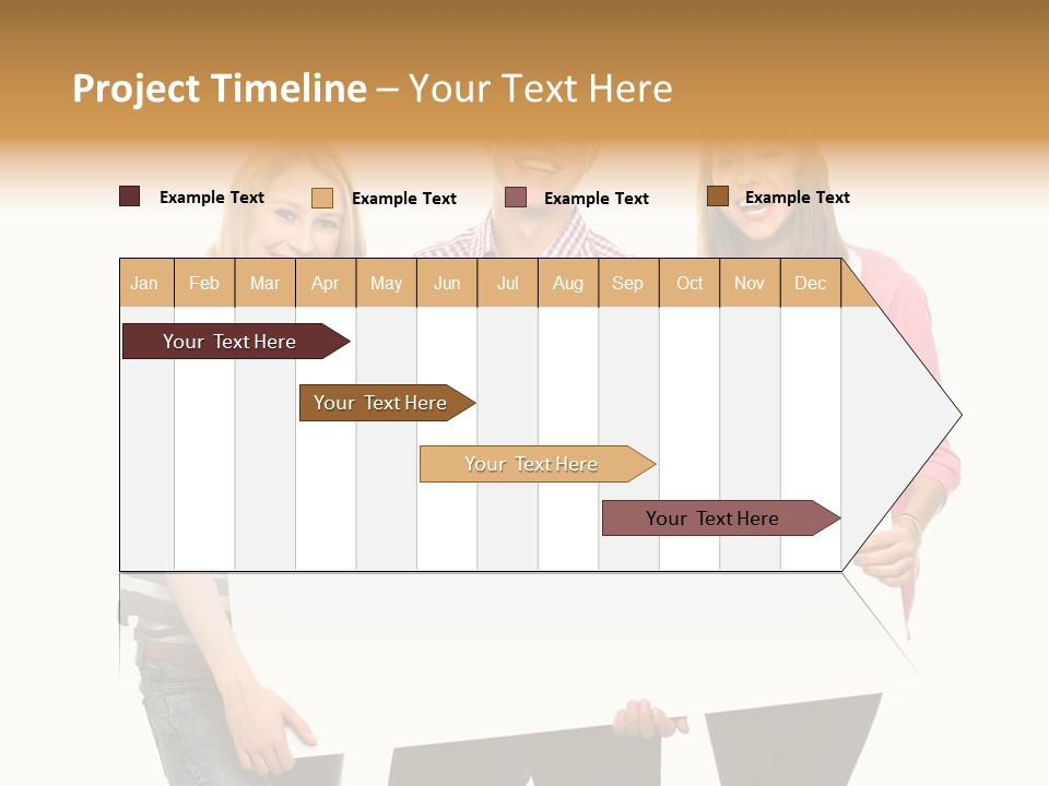 Friend Woman Fun PowerPoint Template