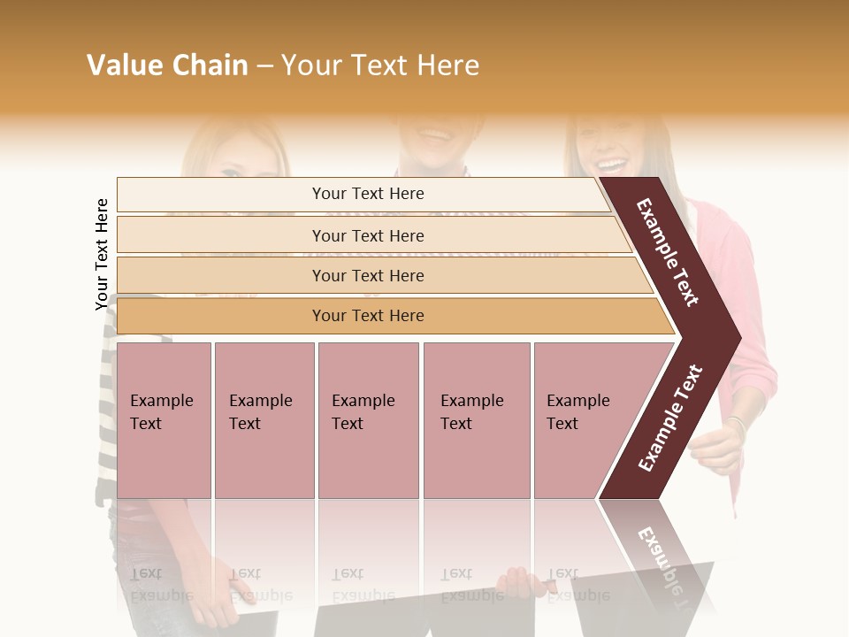 Friend Woman Fun PowerPoint Template