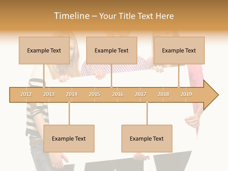 Friend Woman Fun PowerPoint Template