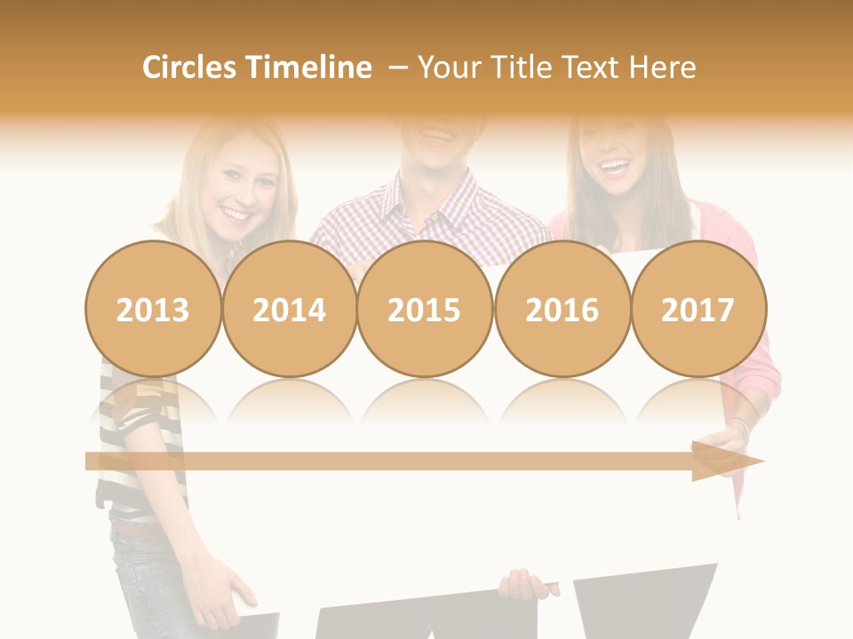 Friend Woman Fun PowerPoint Template