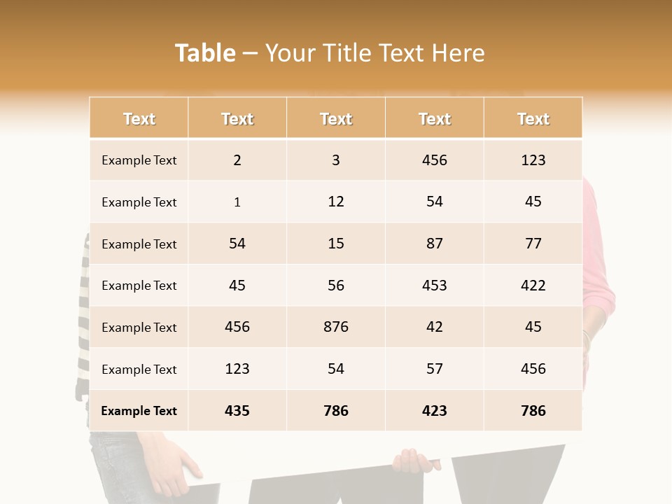 Friend Woman Fun PowerPoint Template