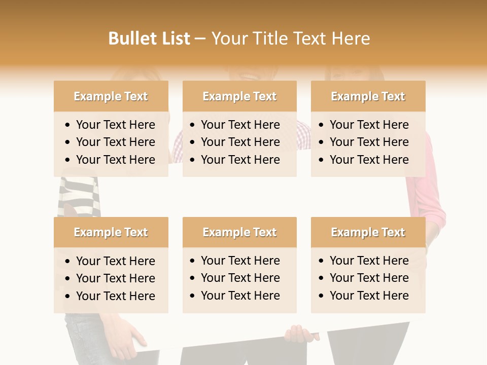 Friend Woman Fun PowerPoint Template