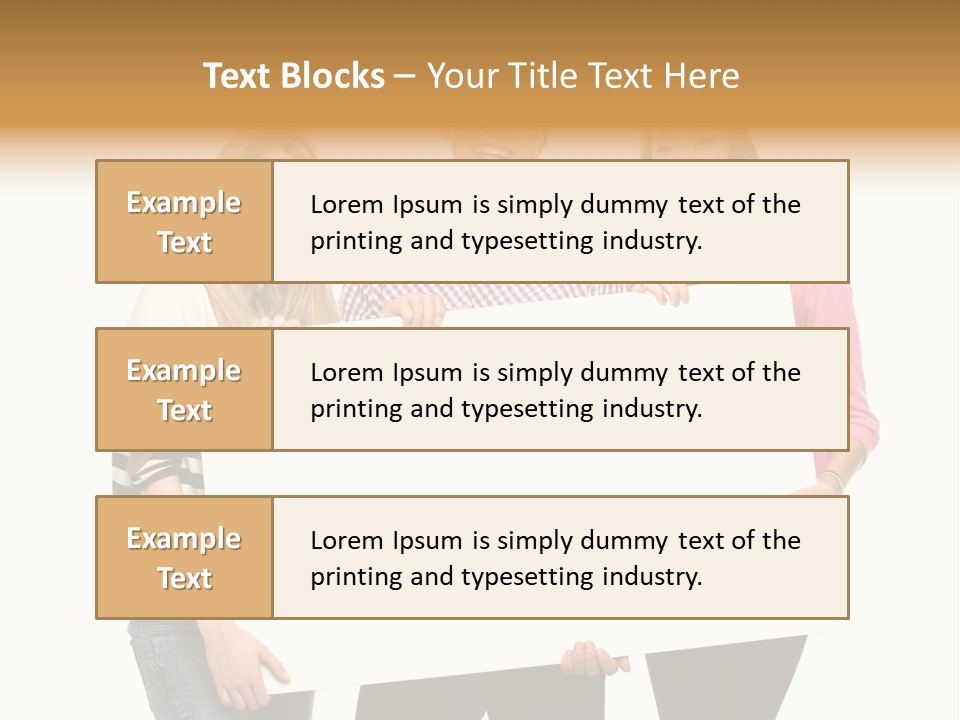 Friend Woman Fun PowerPoint Template