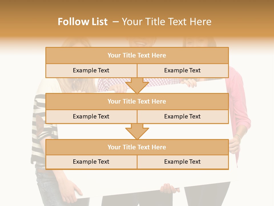 Friend Woman Fun PowerPoint Template