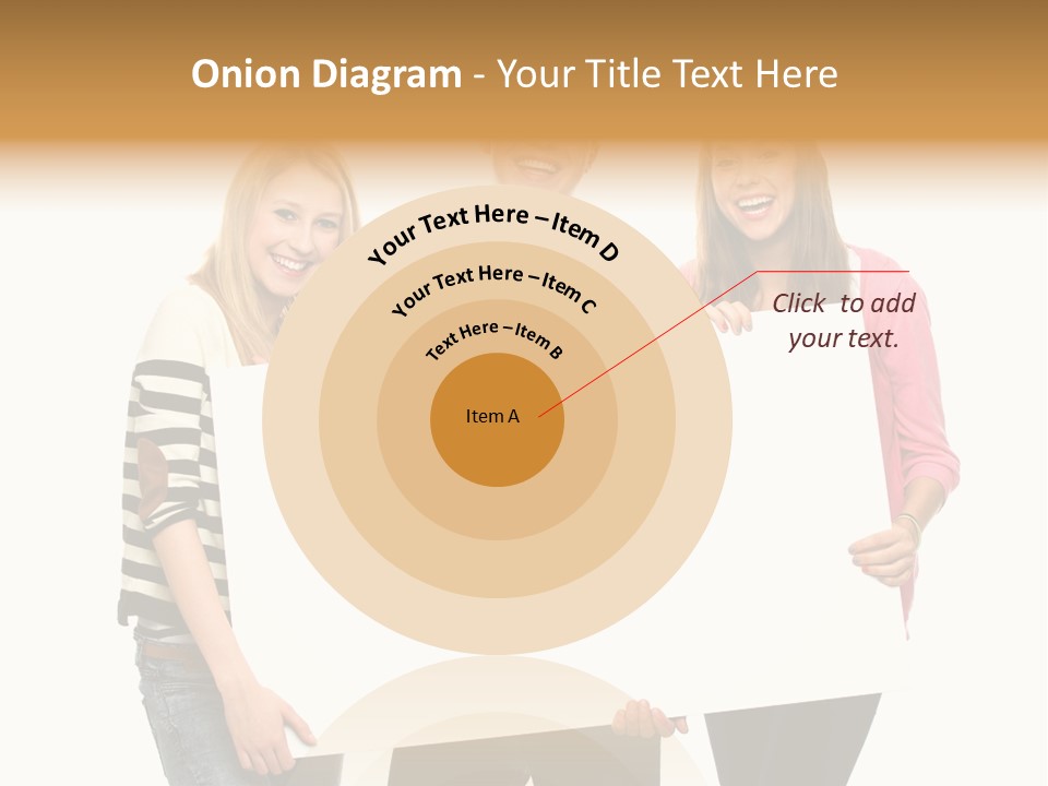 Friend Woman Fun PowerPoint Template