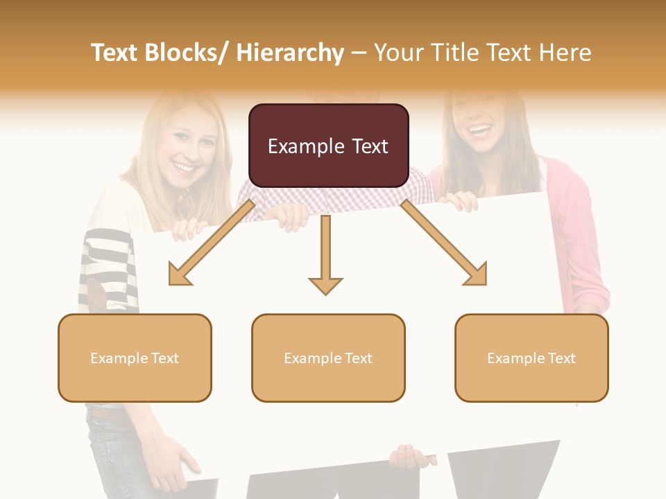 Friend Woman Fun PowerPoint Template