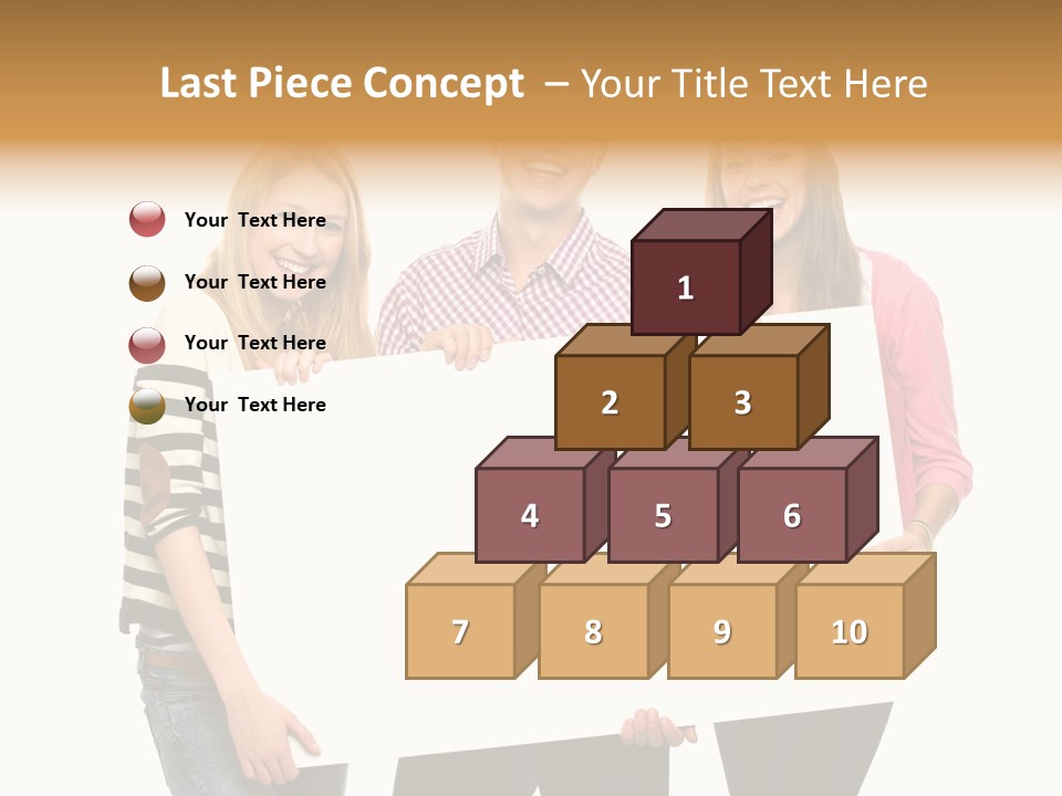 Friend Woman Fun PowerPoint Template