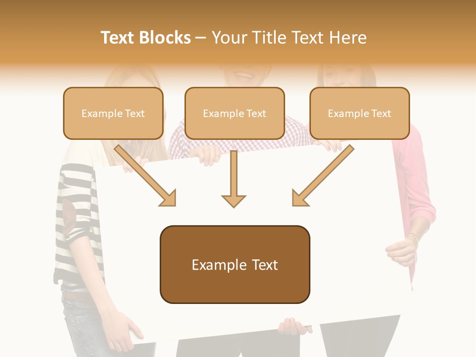 Friend Woman Fun PowerPoint Template