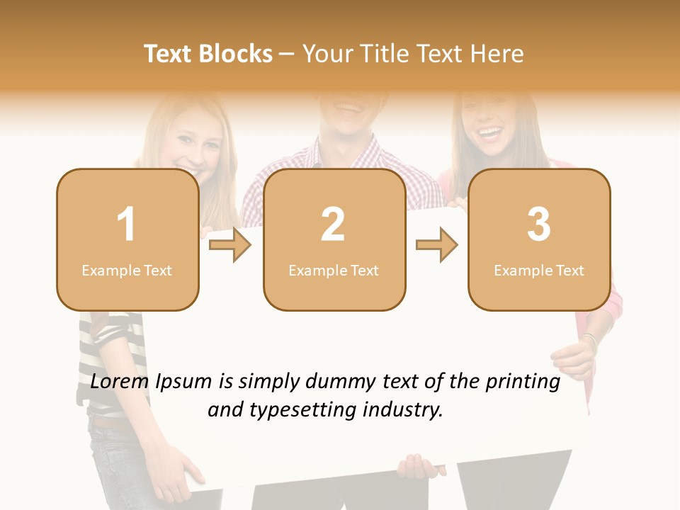 Friend Woman Fun PowerPoint Template