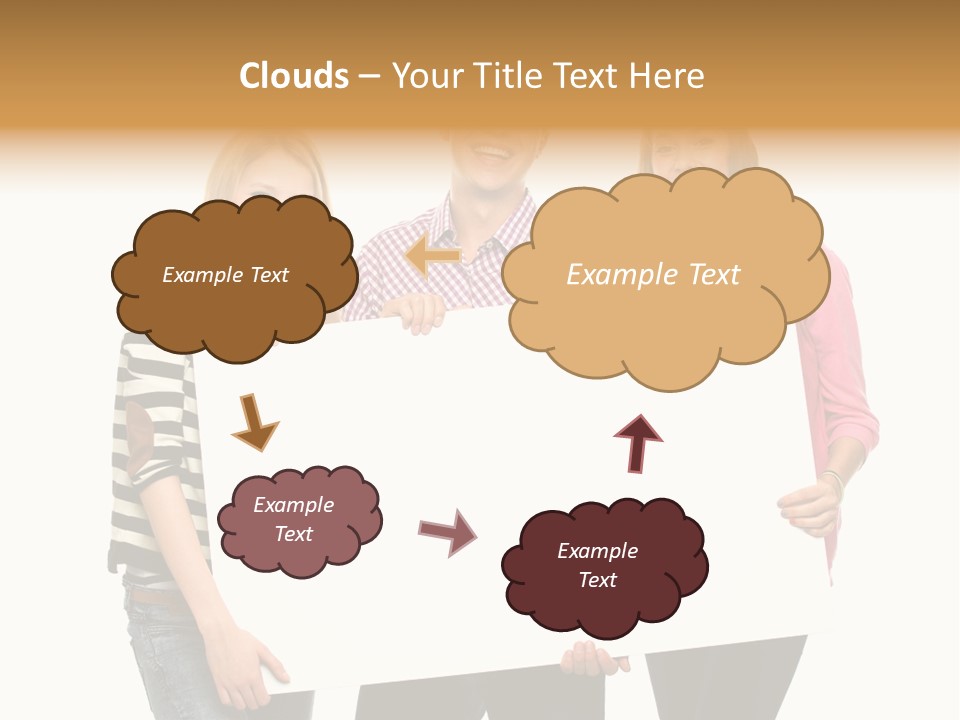 Friend Woman Fun PowerPoint Template