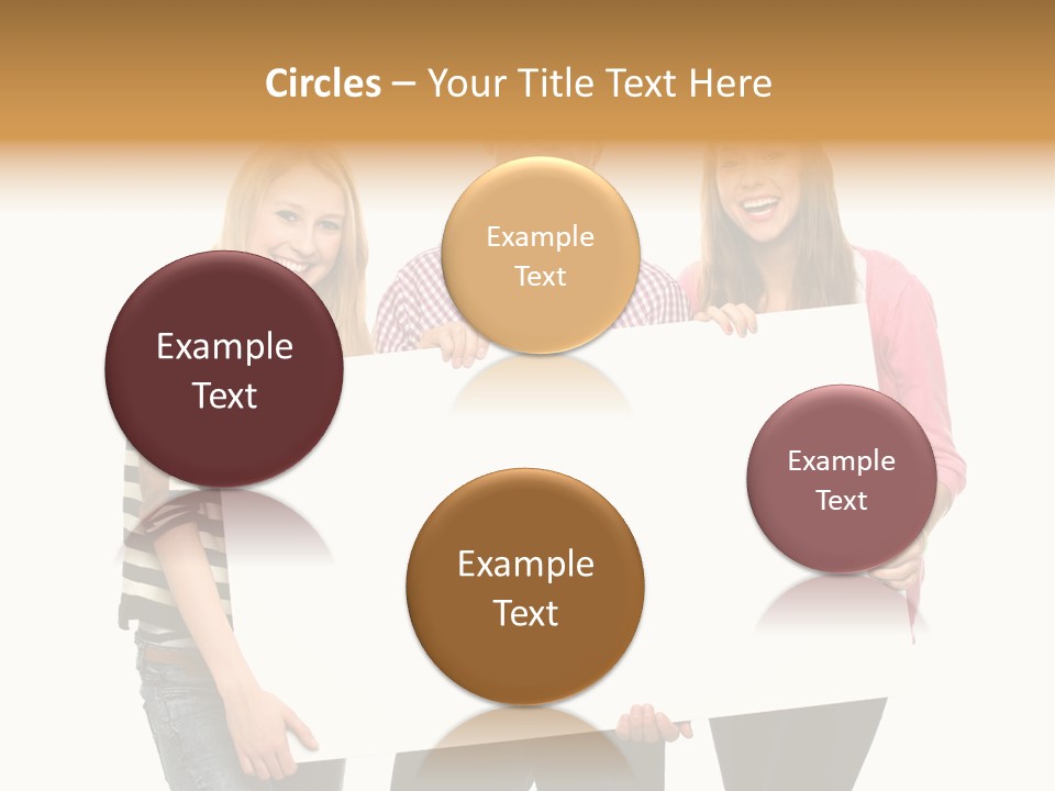 Friend Woman Fun PowerPoint Template