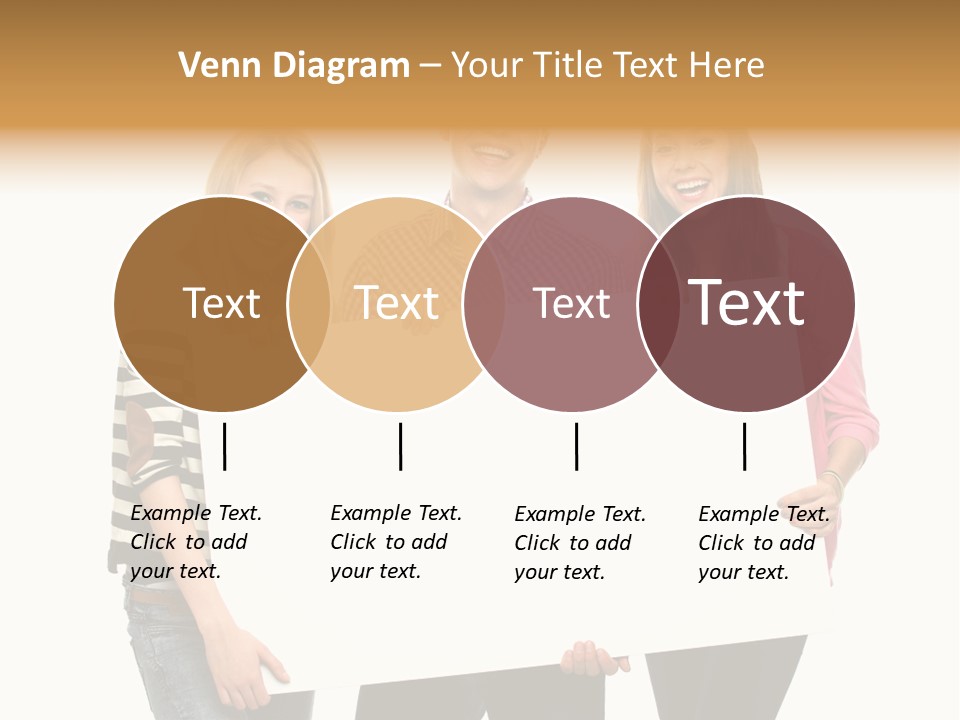 Friend Woman Fun PowerPoint Template