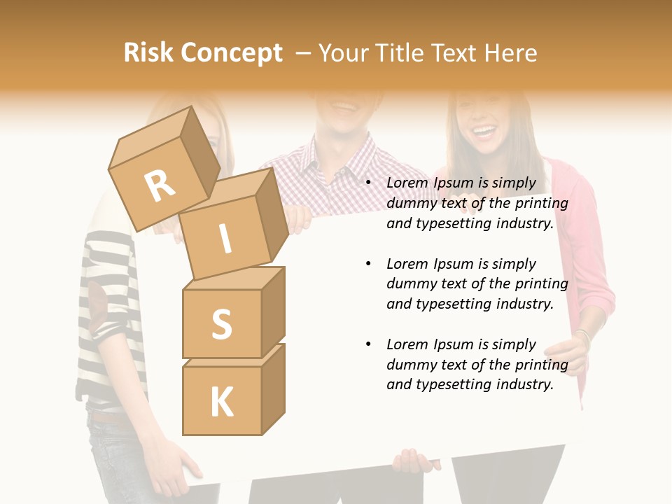 Friend Woman Fun PowerPoint Template