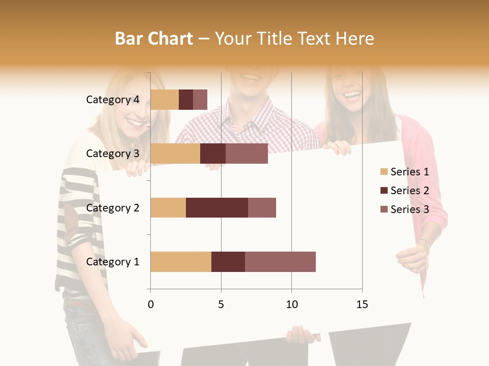 Friend Woman Fun PowerPoint Template