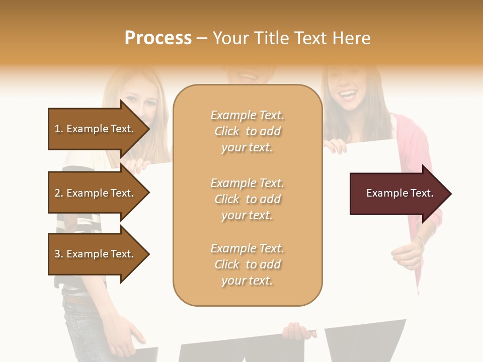 Friend Woman Fun PowerPoint Template