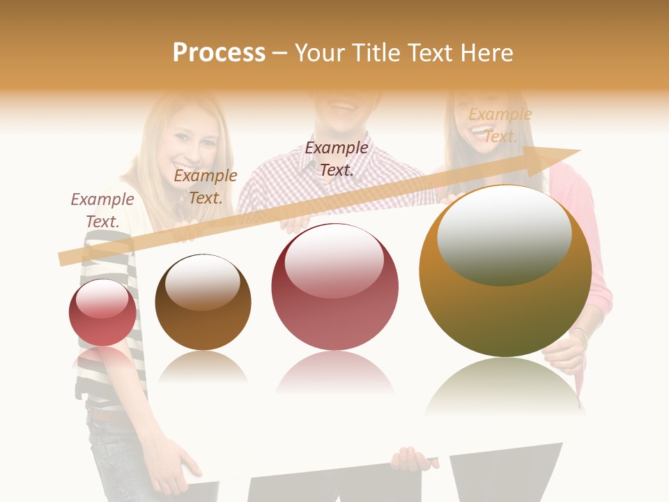 Friend Woman Fun PowerPoint Template