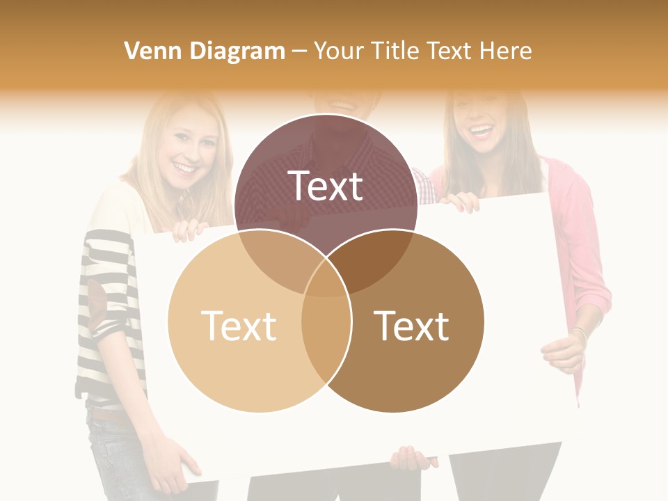 Friend Woman Fun PowerPoint Template