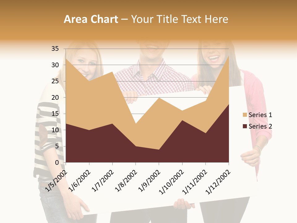 Friend Woman Fun PowerPoint Template