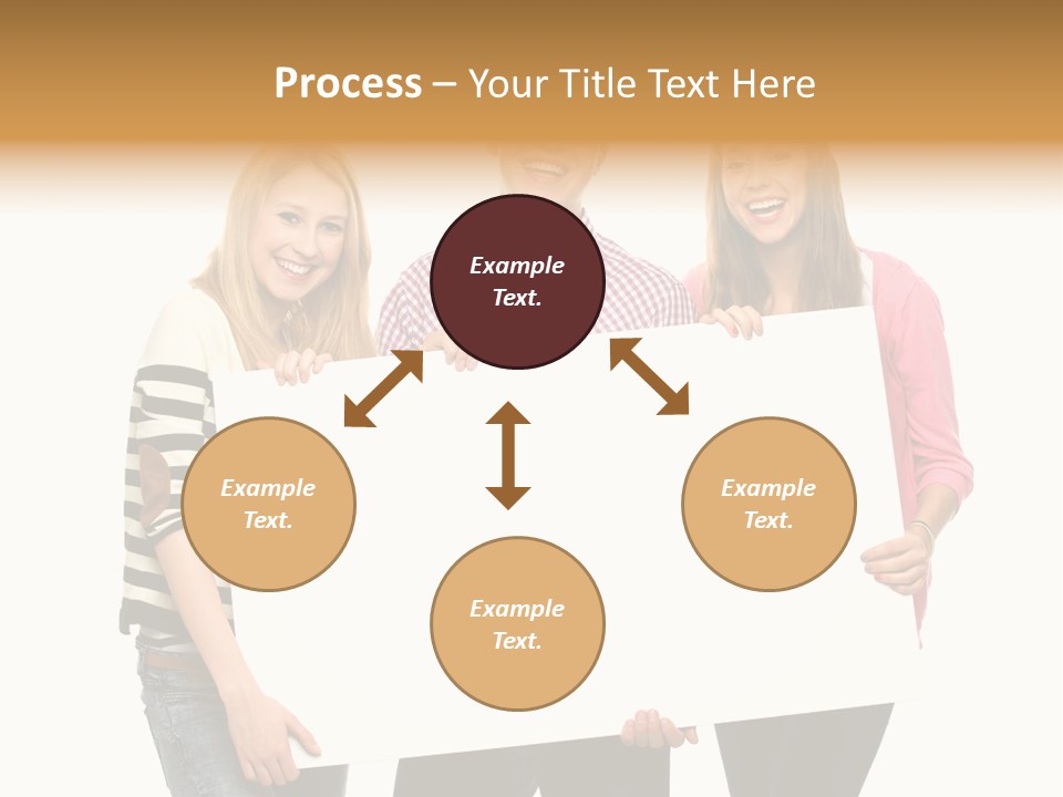 Friend Woman Fun PowerPoint Template