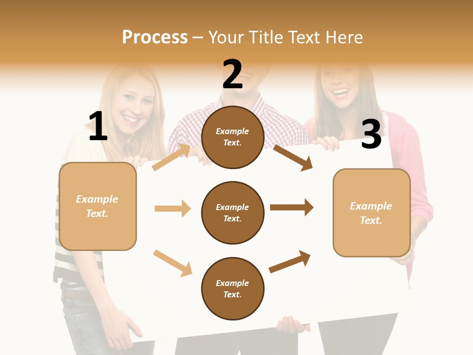 Friend Woman Fun PowerPoint Template