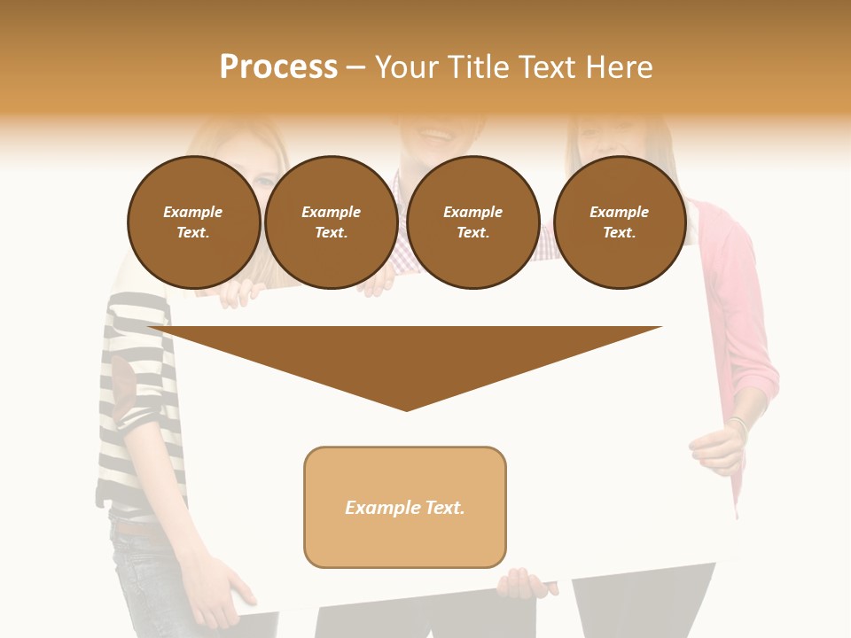 Friend Woman Fun PowerPoint Template