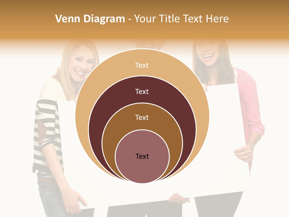 Friend Woman Fun PowerPoint Template