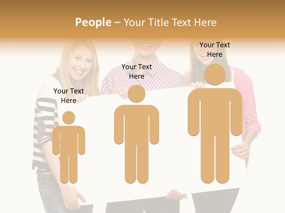 Friend Woman Fun PowerPoint Template