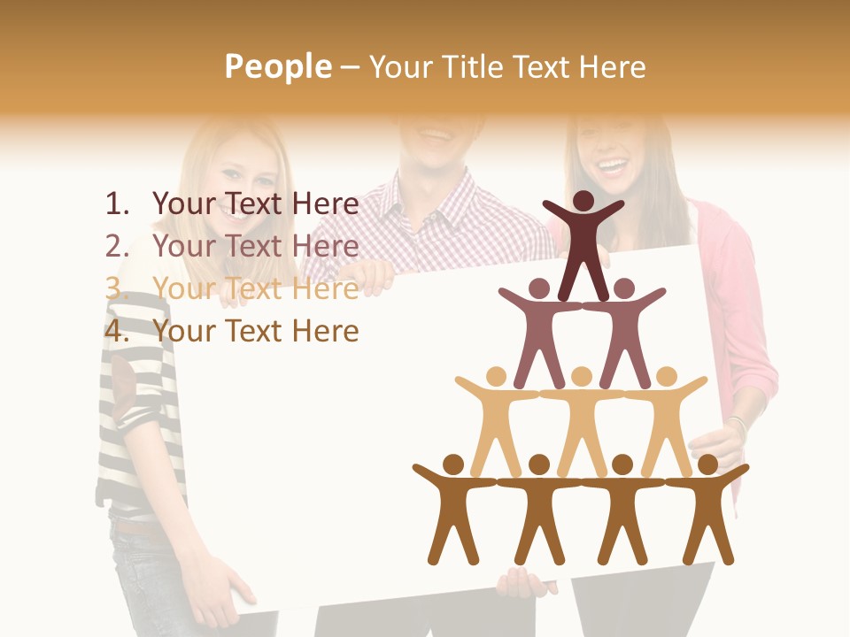 Friend Woman Fun PowerPoint Template