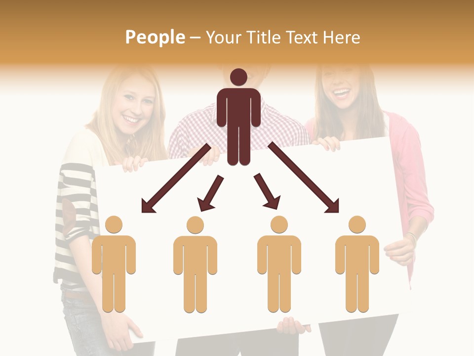 Friend Woman Fun PowerPoint Template