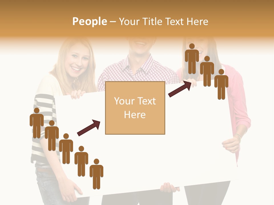 Friend Woman Fun PowerPoint Template