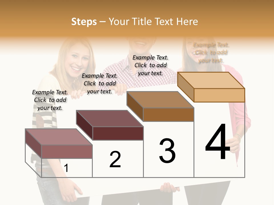 Friend Woman Fun PowerPoint Template