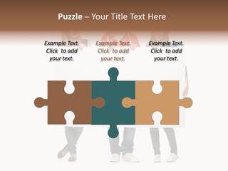 Girl Happy Blank PowerPoint Template