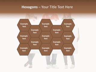 Girl Happy Blank PowerPoint Template