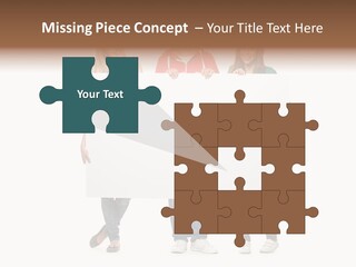 Girl Happy Blank PowerPoint Template