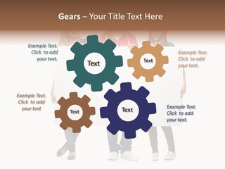 Girl Happy Blank PowerPoint Template