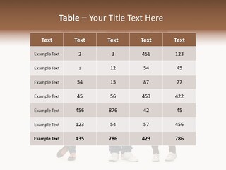 Girl Happy Blank PowerPoint Template
