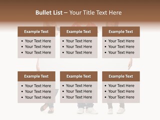 Girl Happy Blank PowerPoint Template