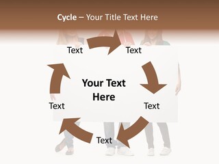 Girl Happy Blank PowerPoint Template