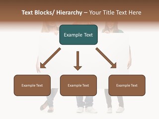 Girl Happy Blank PowerPoint Template
