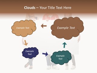 Girl Happy Blank PowerPoint Template