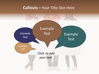 Girl Happy Blank PowerPoint Template