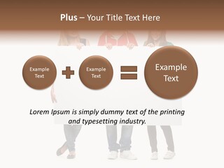 Girl Happy Blank PowerPoint Template
