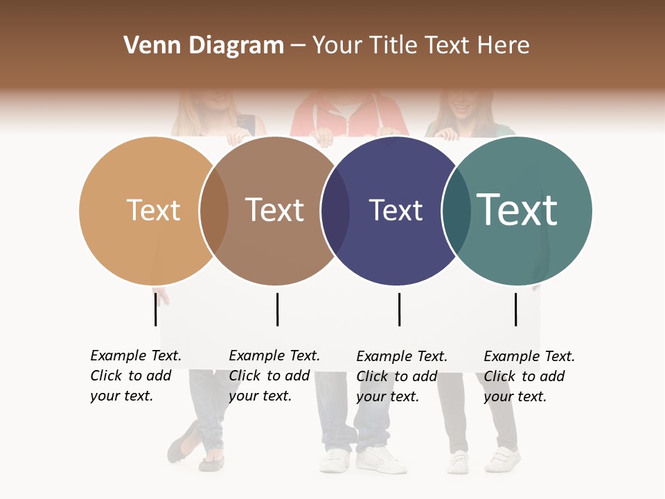 Girl Happy Blank PowerPoint Template