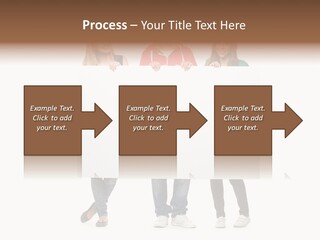 Girl Happy Blank PowerPoint Template